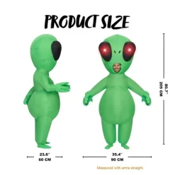 Joyfy Adults Inflatable Halloween Costumes With Light Up Eyes, Full Body Alien Blow Up Costumes Halloween Costume Cosplay Alien -Halloween Costume Store GUEST f65b5d83 a753 4e34 8e8c 0585daae7994