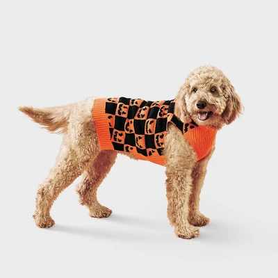 Pumpkin Faces Dog And Cat Sweater - Boots & Barkley™ 8 Pumpkin Faces Dog And Cat Sweater - Boots & Barkley™ - Image 8