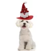 Unique Bargains Halloween Pet Holiday Headdress 5.91"x5.51" Red 1 Pc