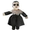 Seasonal Visions Spooky Little Precious Doll With Sound Halloween Decoration - - Black