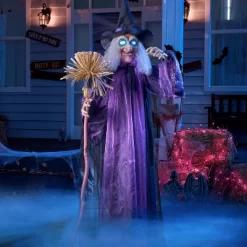 Joyfy 72" Halloween Outdoor Decoration, Animated Life Size Witch With LED Eyes And Creepy Sound For Halloween Haunted House Lawn Yard Garden Decor -Halloween Costume Store GUEST ffcdbb6f 1145 48e5 a848 879ae8a78d81